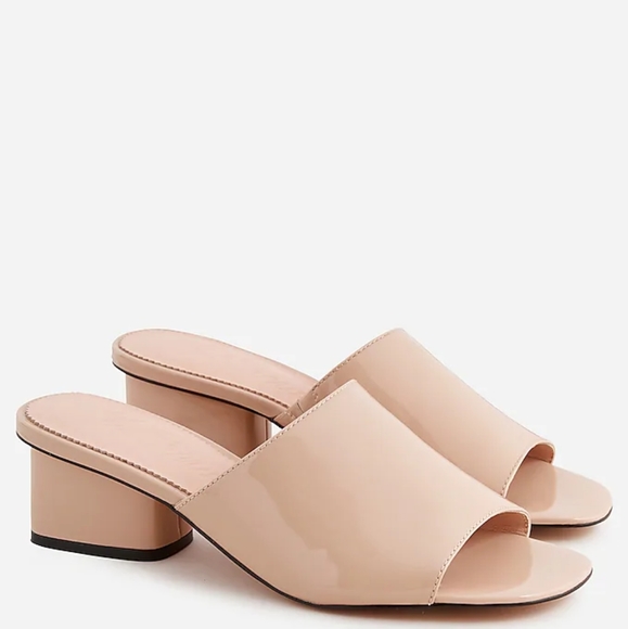 J. Crew Patent Leather Slide, sz 10.5 - Picture 1 of 6